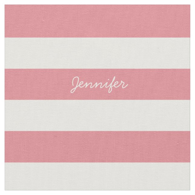 Tela Texto y rayas de encargo (De cerca)