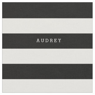 Tela Texto y rayas de encargo