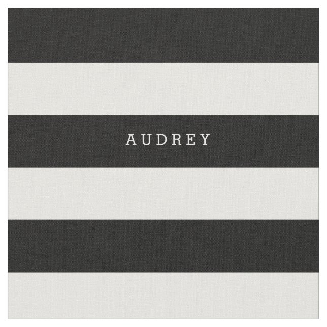 Tela Texto y rayas de encargo (De cerca)