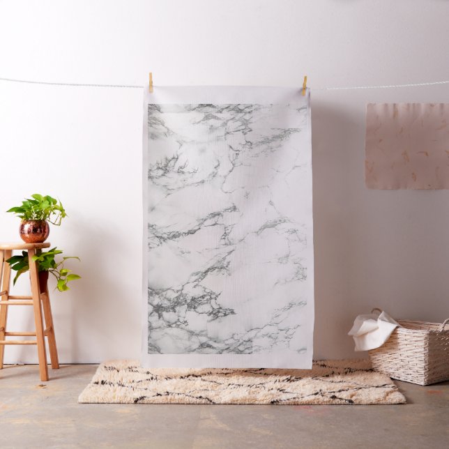 Tela Textura blanca y gris de mármol (In Situ)