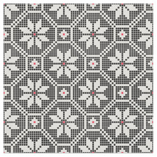 Tela Textura de encaje aislada blanca sobre fondo negro