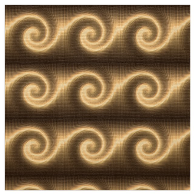 Tela textura espiral de oro abstracta (Retal)