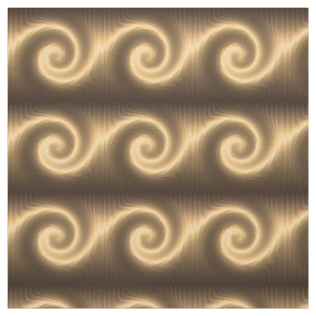 Tela textura espiral dorada abstracta (Retal)