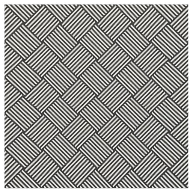 Tela Textura geométrica comprobada (De cerca)