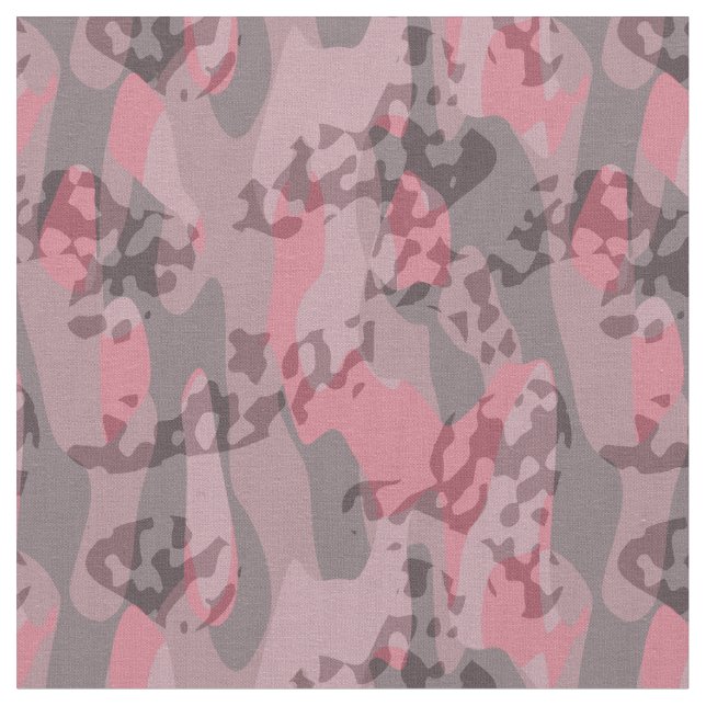 Tela textured pink and mauve Camo abstract (De cerca)