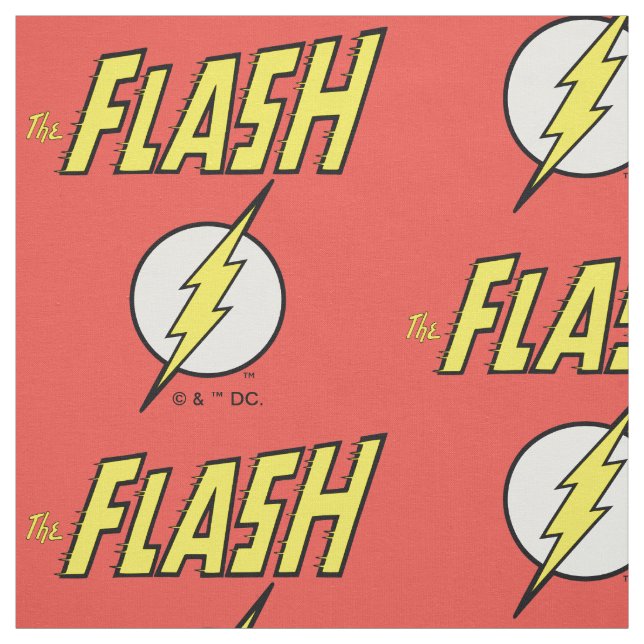 Tela The Flash Name & Lightning Bolt Logo (Retal)