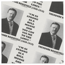 Tela Theodore Roosevelt soy tan fuerte como un alce de