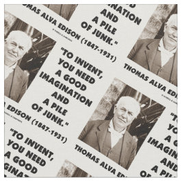 Tela Thomas Edison para inventar la pila de la