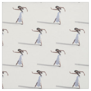 Tela Thunder_Cove de bailarina de vestir blanco