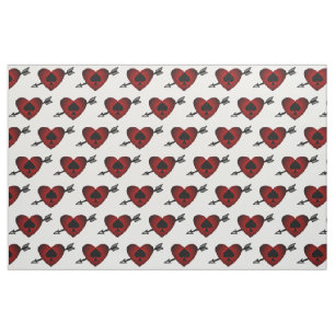 Tela Thunder_Cove del espacio negro del corazón estúp