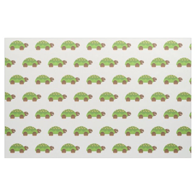 Tela Thunder_Cove feliz tortuga sonriente ("Cuarto gordo" (fat quarter))