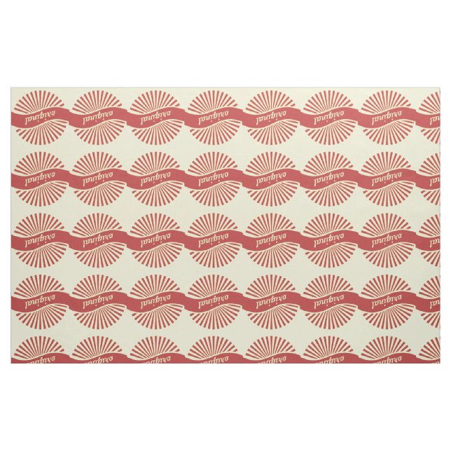 Tela Thunder_Cove, logotipo de Rótulo original ("Cuarto gordo" (fat quarter))