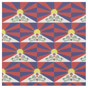 Tela Tíbet & Tibetan Flag Fabric moda / Himalayas