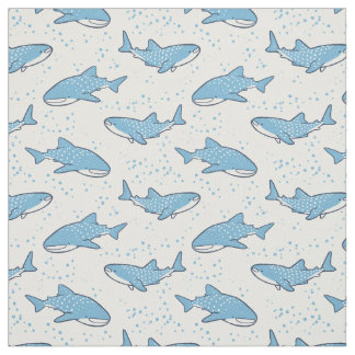 Tela Tiburón de ballena estrellado (luz)