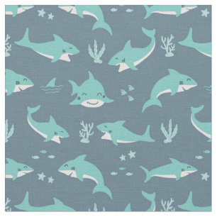 Tela Tiburones felices