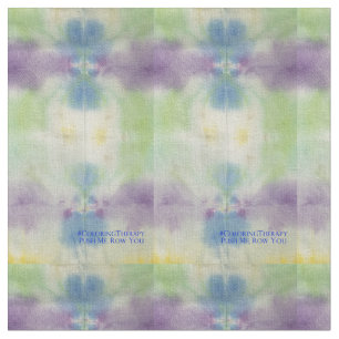 Tela Tie-Dye Push Me Row You fabric