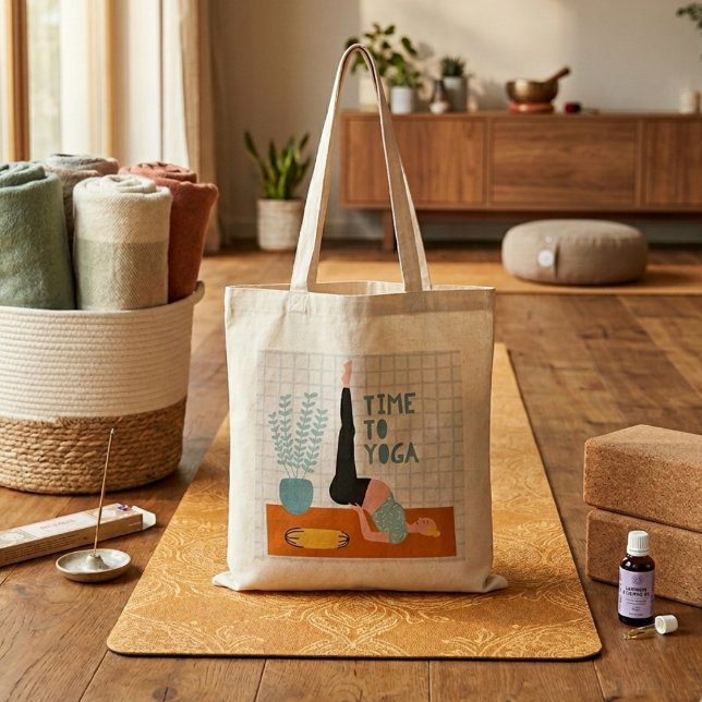 Tela Tiempo de yoga dulce de bolso de teta (Subido por el creador)