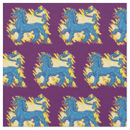 Tela Tigre azul del Reino del Este