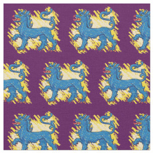 Tela Tigre azul del Reino del Este