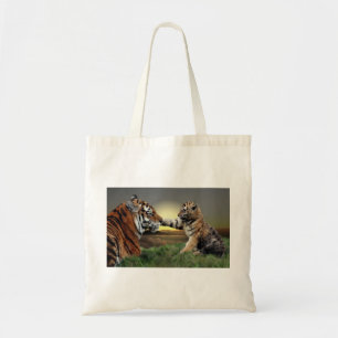 Tela Tigre y bolso de Cub