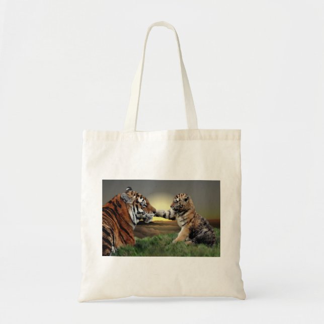Tela Tigre y bolso de Cub (Frente)