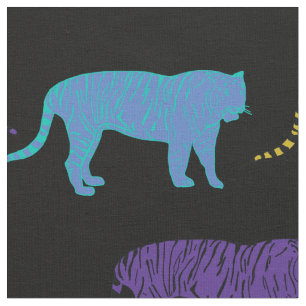 Tela Tigres del arte pop