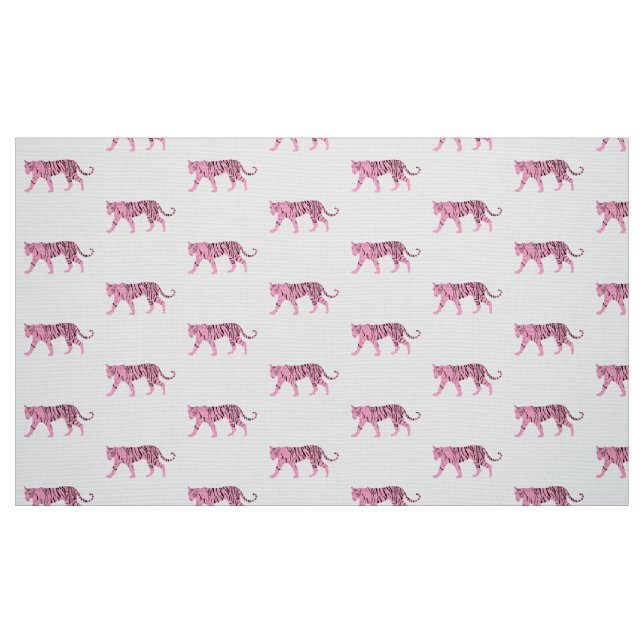 Tela Tigres rosados ("Cuarto gordo" (fat quarter))