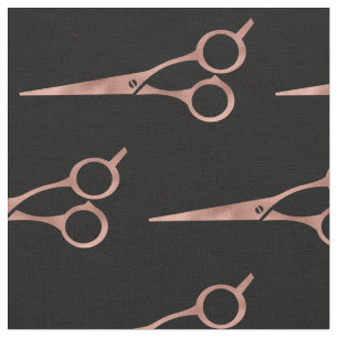 Tela Tijeras de oro rosa estilista de cabello salón
