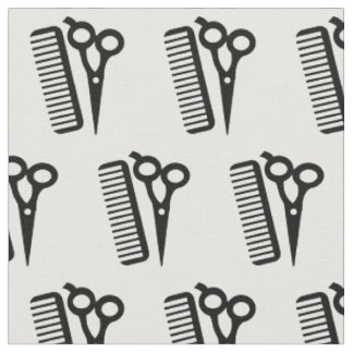 Tela Tijeras estilistas de la peluquera y tejido de pei