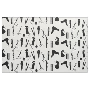 Tela Tijeras Hair Stylist Salon Tools Comb Pattern