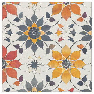 Tela Tile floral otoñal