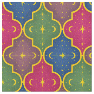 Tela Tile marroquí celestial (de gran escala)