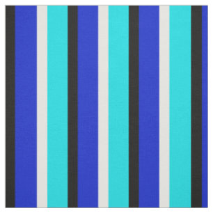 Tela Tiras de cian azul textiles
