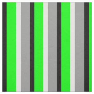Tela Tiras grises verdes textiles