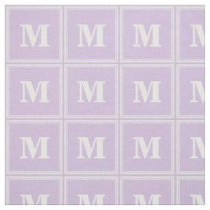 Tela Tiras moradas monogramo