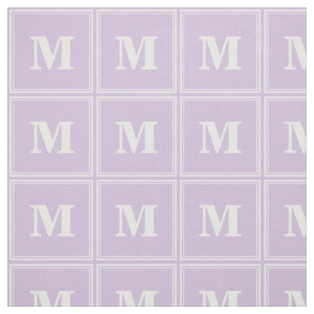 Tela Tiras moradas monogramo (Retal)