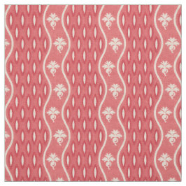Tela Tiras onduladas de mediados del siglo XIX, rosa