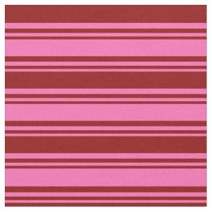Tela Tiras rojas rosadas y oscuras