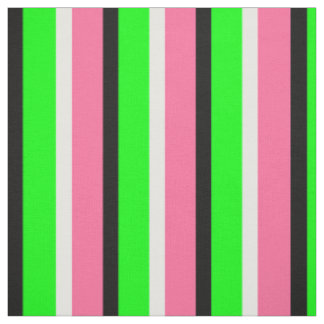 Tela Tiras rosadas verdes textiles