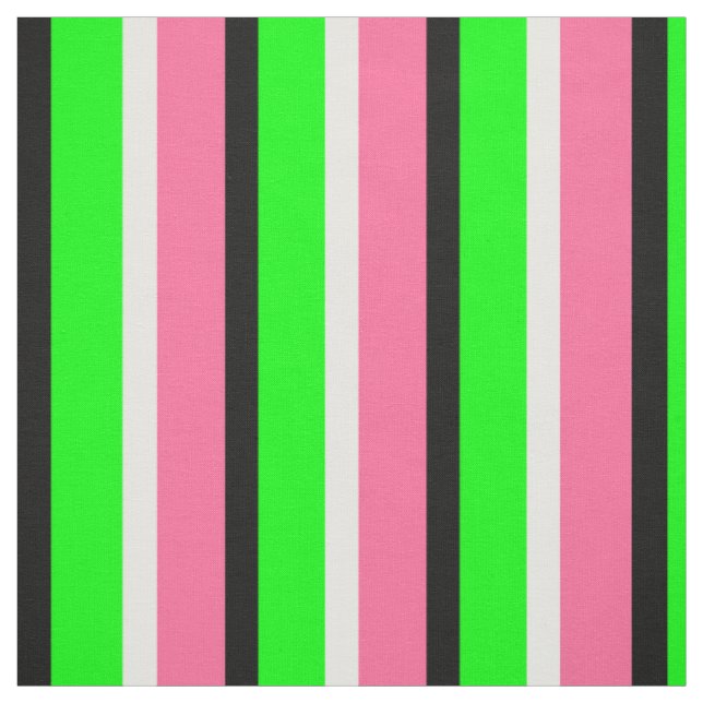Tela Tiras rosadas verdes textiles (Retal)
