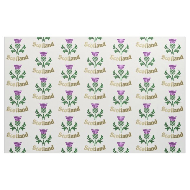 Tela Tístol de emblema escocés ("Cuarto gordo" (fat quarter))