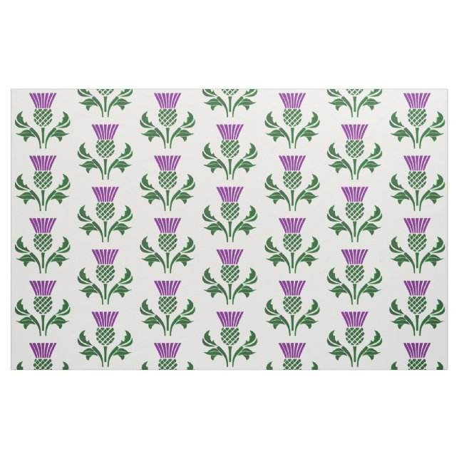 Tela Tístol de emblema escocés ("Cuarto gordo" (fat quarter))