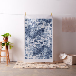 Tela Toallas Florales Vintales Indigo Azul Posada