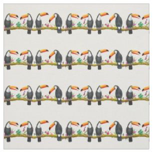 Tela Toco Tropical Toucan Talk Fabric