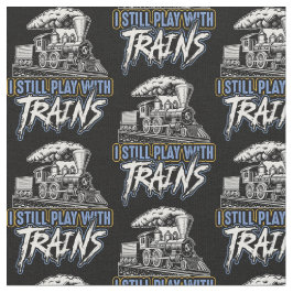 Tela Todavía juego con el motor de vapor de los trenes 