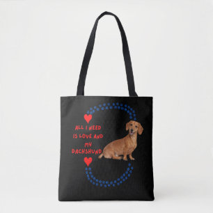 Tela Todo lo que necesito es amor y mi bolso negro de d