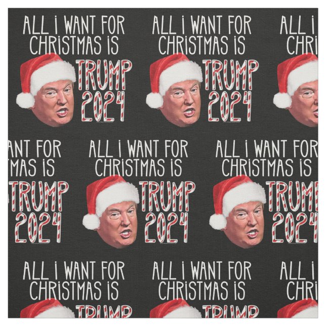 Tela Todo lo que quiero para los Navidades es Donald Tr (Retal)
