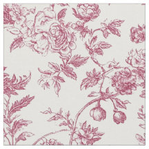 Toile Botánico de Rosa Rosa
