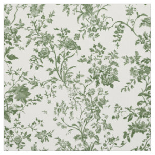 Tela Toile Botánico Verde Suave