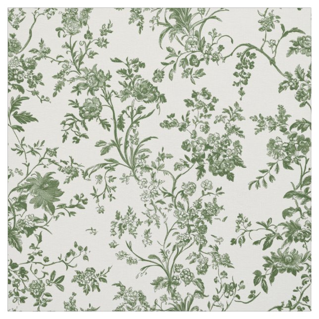Tela Toile Botánico Verde Suave (Retal)